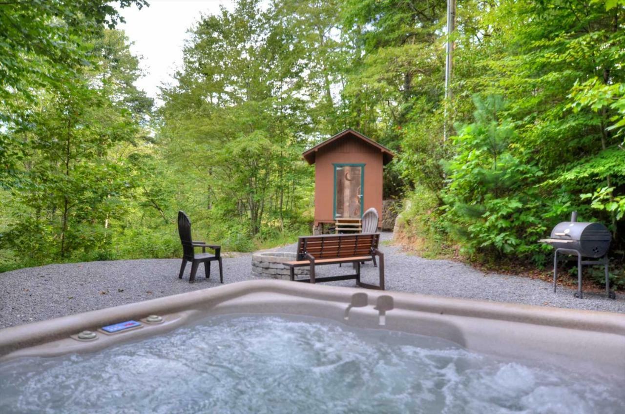 Moonshiner'S Hideaway Cabin Villa Bryson City Bagian luar foto